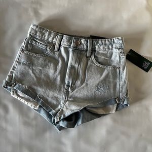 Women's Super-High Rise Cheeky Jean Shorts - Wild Fable™ 24 waist